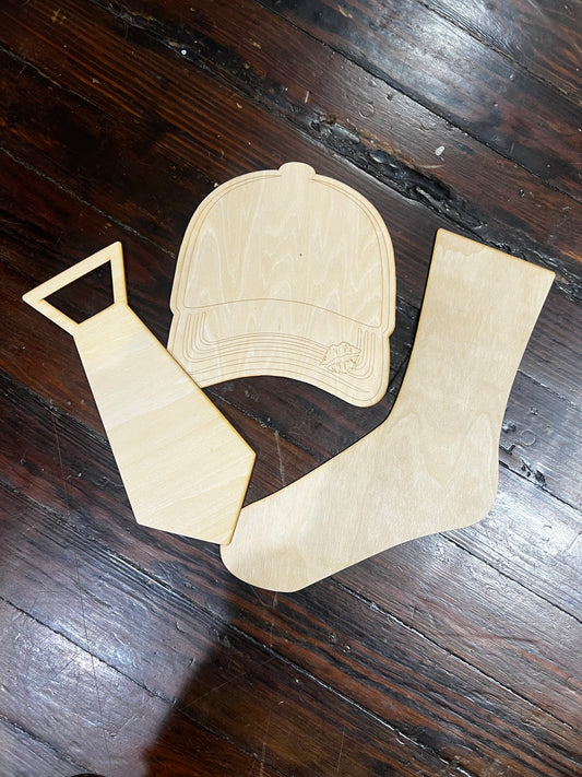 TIE BOARD WOODEN
