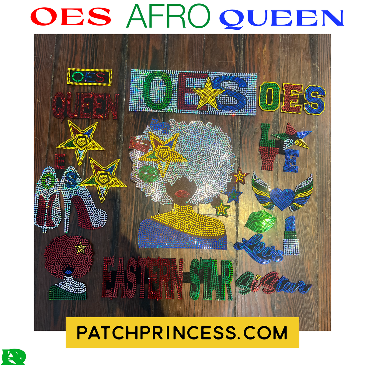 OES AFRO QUEEN PATCH SET – PATCH PRINCESS