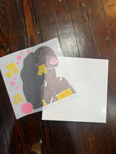 Load image into Gallery viewer, MISS THANG CANVAS 11 X 11 BLING TRANSFER