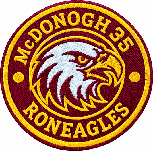 McDonogh 35 Eagles - Iron-On Embroidered School Patch