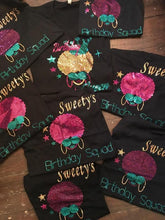 Load image into Gallery viewer, BIRTHDAY SQUAD AFRO BLING TRANSFERS