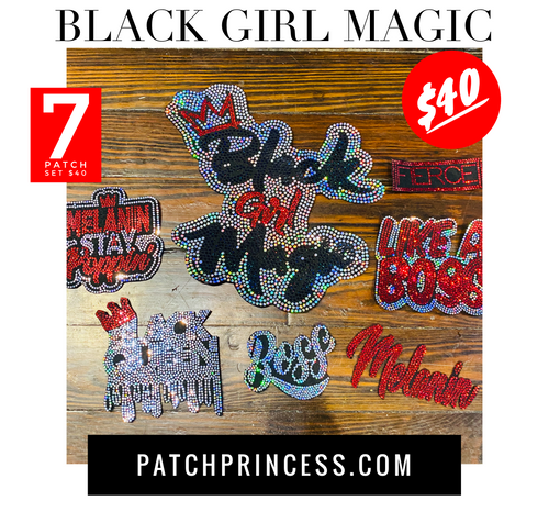 BLACK GIRL MAGIC 7 PATCH SET