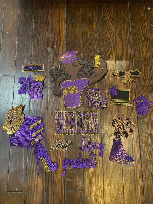 GRAD JACKET BAG 15 PATCH SET