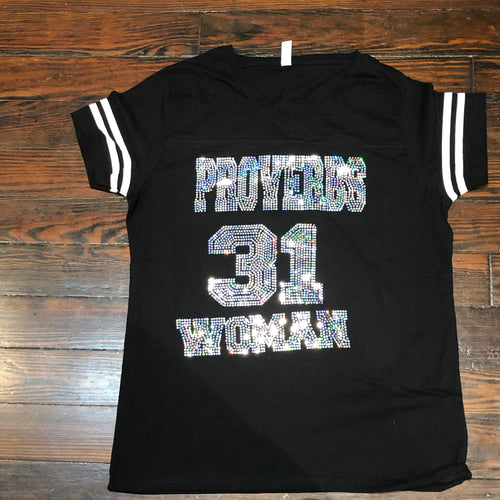 PROVERBS 31 WOMAN BLING TRANSFERS