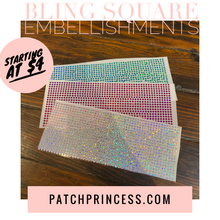 Load image into Gallery viewer, BLING SQUARE EMBELLISHMENTS