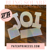 Load image into Gallery viewer, BLING SQUARE EMBELLISHMENTS