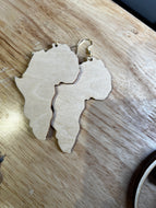 Africa EARRINGS (WOODEN)