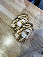 Loc Queen EARRINGS (WOODEN)