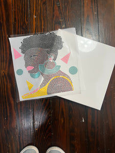 QUEENING 5 CANVAS SET 11 X 11 BLING TRANSFER