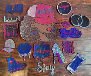 HUSTLE QUEEN 15 PATCH SET