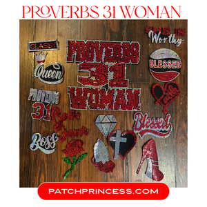 PROVERBS 31 WOMAN 15 PATCH SET