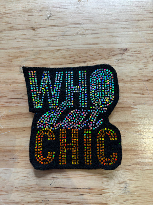 WHO DAT CHIC BLING PATCH