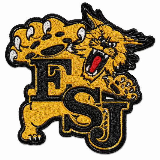 East St. John Wildcat - Iron-On Embroidered School Patch