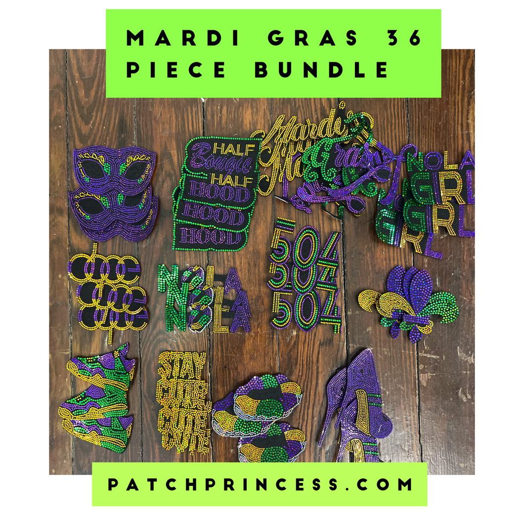 MARDI GRAS 36 Piece Bundle