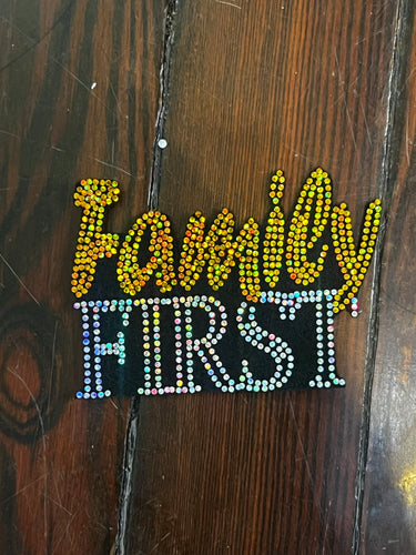 Family First BLING PATCH