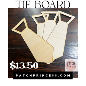 TIE BOARD WOODEN