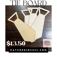 TIE BOARD WOODEN