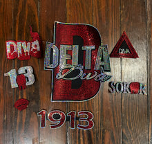 Load image into Gallery viewer, DELTA DIVA SORORITY PATCH SET