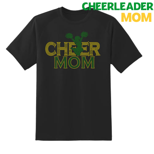 CHEERLEADER MOM BLING TRANSFERS