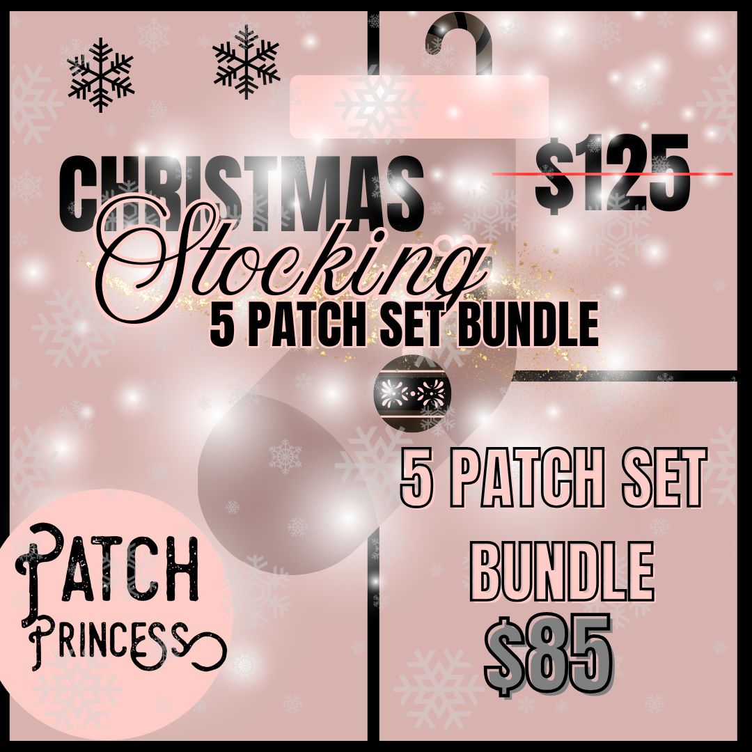 STOCKING 5 PATCH BUNDLE – PATCH PRINCESS
