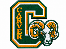 Load image into Gallery viewer, Carver Rams - Iron-On Embroidered School Patch