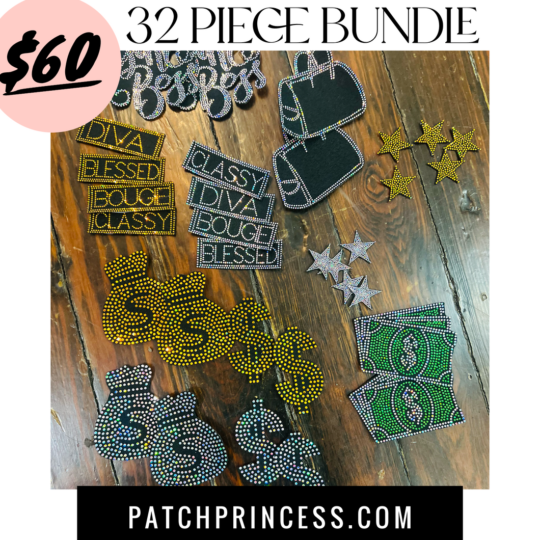 32 PIECE BUNDLE – PATCH PRINCESS