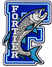 Load image into Gallery viewer, Fortier Tarpons - Iron-On Embroidered School Patch