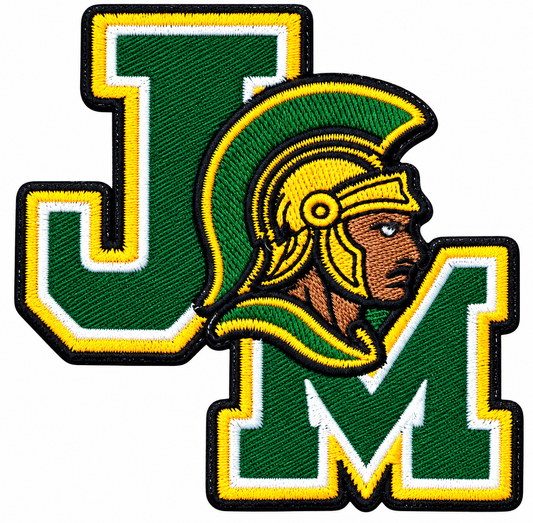 John McDonogh Trojans - Iron-On Embroidered School Patch