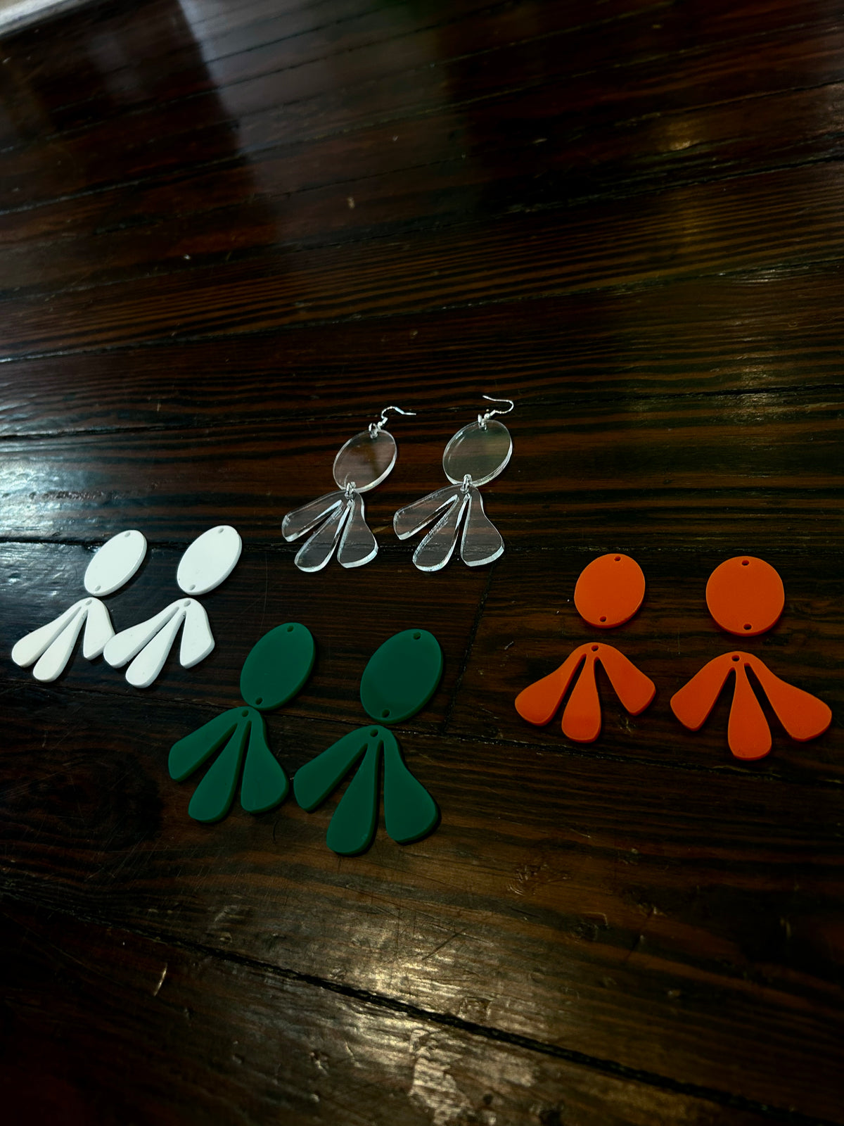 Acrylic Lasie Earrings