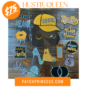 HUSTLE QUEEN 15 PATCH SET