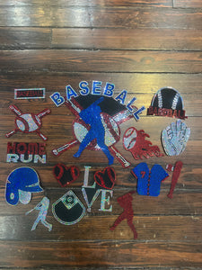 BASEBALL JACKET BAG 15 PATCH SET