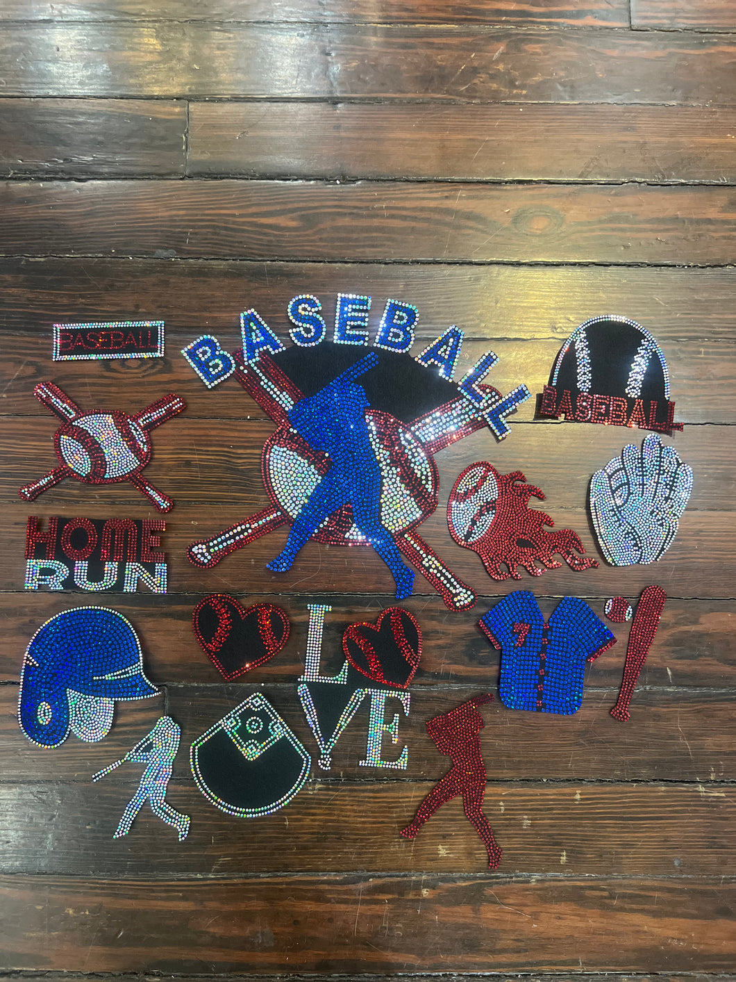 BASEBALL JACKET BAG 15 PATCH SET