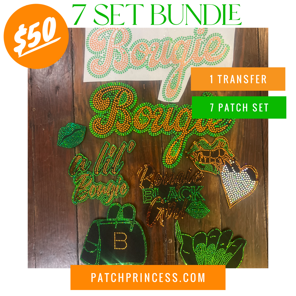 7 SET BUNDLE – PATCH PRINCESS
