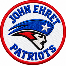 Load image into Gallery viewer, John Ehret Patriots - Iron-On Embroidered School Patch