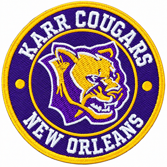 Karr Cougars - Iron-On Embroidered School Patch