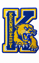 Load image into Gallery viewer, JFK Cougars - Iron-On Embroidered School Patch