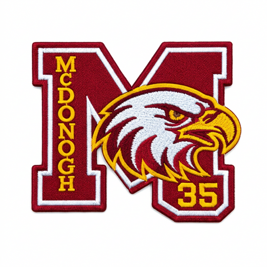 McDonogh 35 Eagles - Iron-On Embroidered School Patch