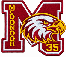 Load image into Gallery viewer, McDonogh 35 Eagles - Iron-On Embroidered School Patch