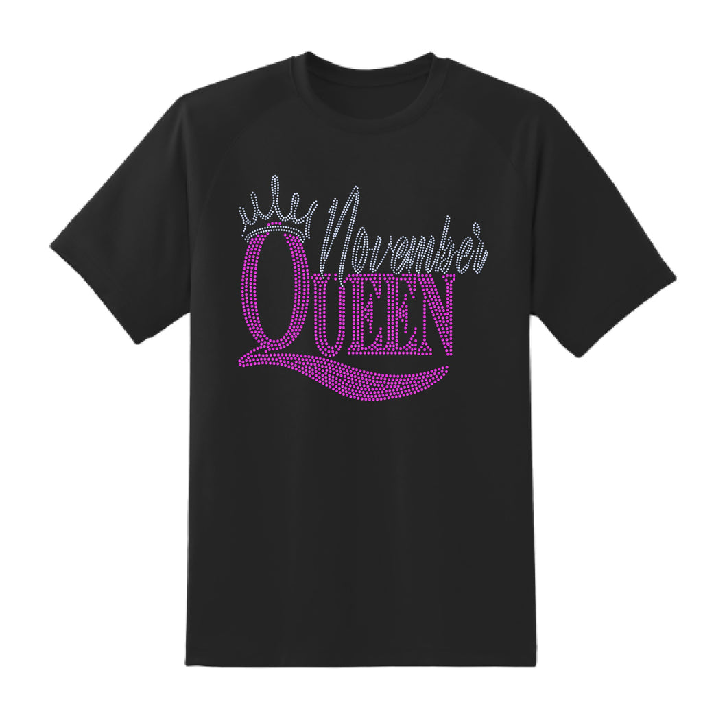 NOVEMBER QUEEN BLING TRANSFERS