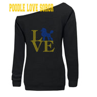 POODLE LOVE SOROR BLING TRANSFERS