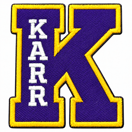 Karr Cougars - Iron-On Embroidered School Patch