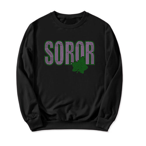 SOROR PINK BLING TRANSFERS