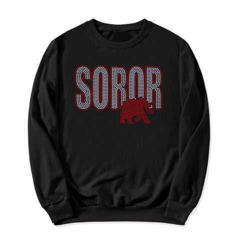 SOROR RED BLING TRANSFERS