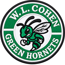 Load image into Gallery viewer, Cohen Hornets - Iron-On Embroidered School Patch