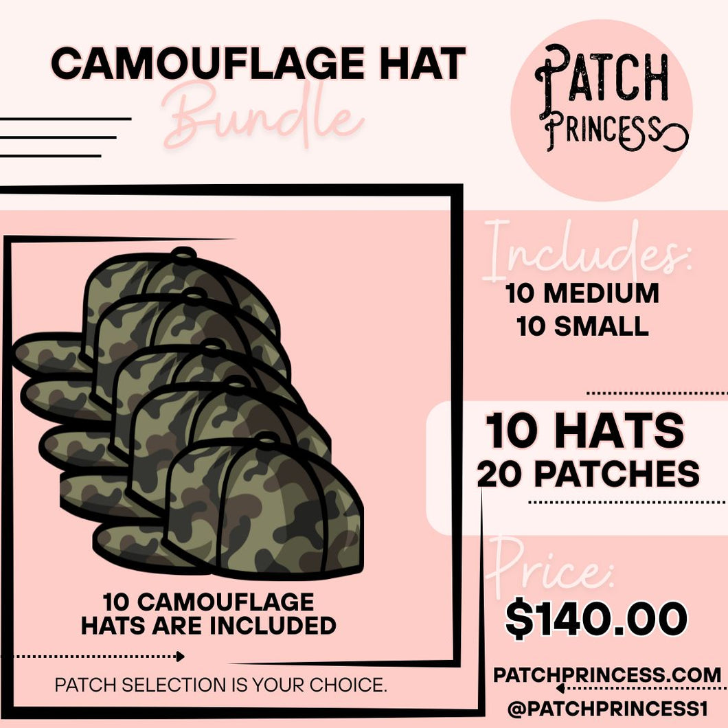 CAMOUFLAGE CAP BUNDLE