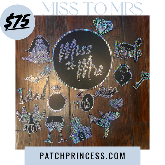 Miss to Mrs JACKET BAG 15 PATCH SET
