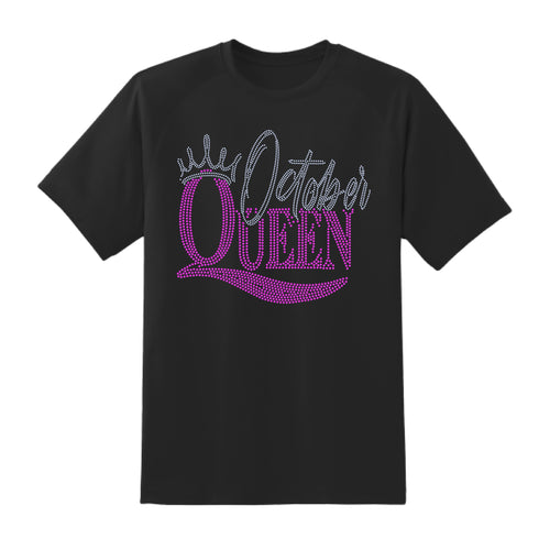 OCTOBER QUEEN BLING TRANSFERS