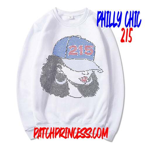 PHILLY JAWN 215 BLING TRANSFERS