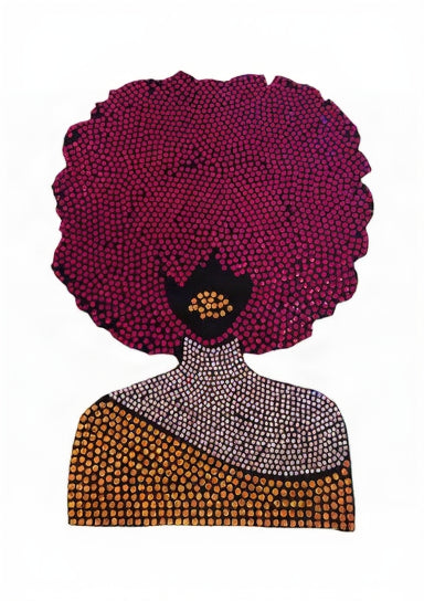 Afro Chic - Iron-on Spangle Bling Patch