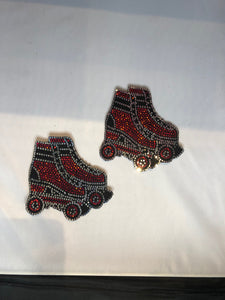 ROLLER SKATES BLING PATCH